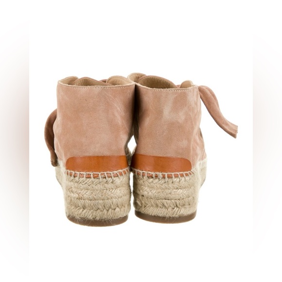 EUC RAG & BONE Women's Gena Suede Leather Espadrille Bootie Size EU 41 US 10.5 - Picture 4 of 5